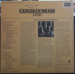 CANADIAN BRASS - LIVE! (1985) - PLAK 2.EL