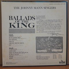 BALLADS OF THE KING - THE JOHNNY MANN SINGERS - LP 2.EL PLAK