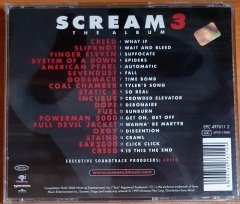 SCREAM 3 SOUNDTRACK / CREED, SYSTEM OF A DOWN, SLIPKNOT, COAL CHAMBER, GODSMACK, DOPE, ORGY (2000) - CD SIFIR