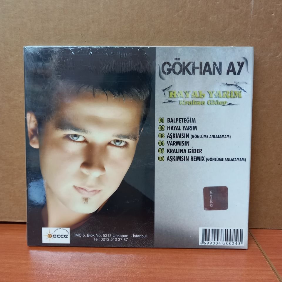 GÖKHAN AY - HAYAL YARİM - CD SIFIR