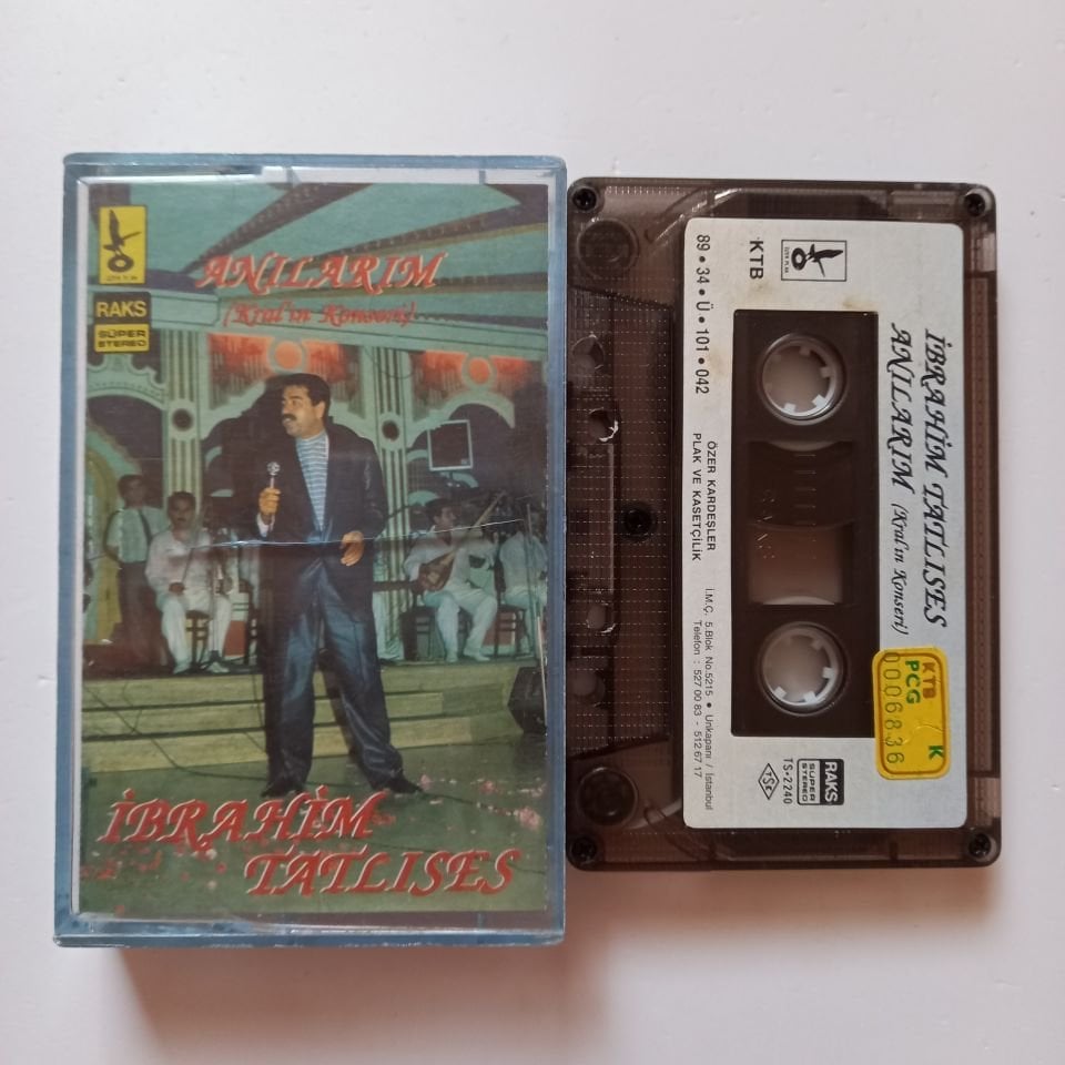 İBRAHİM TATLISES - ANILARIM / KRAL'IN KONSERİ (1989) - KASET 2.EL