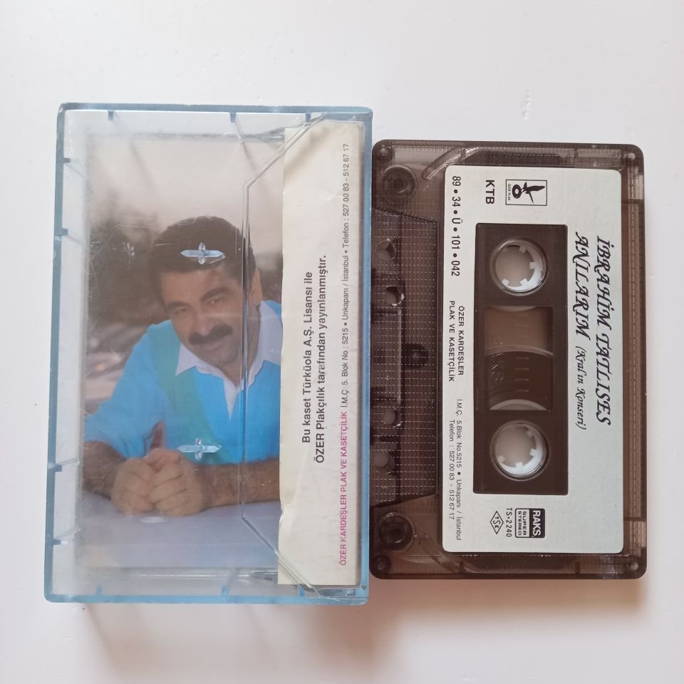 İBRAHİM TATLISES - ANILARIM / KRAL'IN KONSERİ (1989) - KASET 2.EL