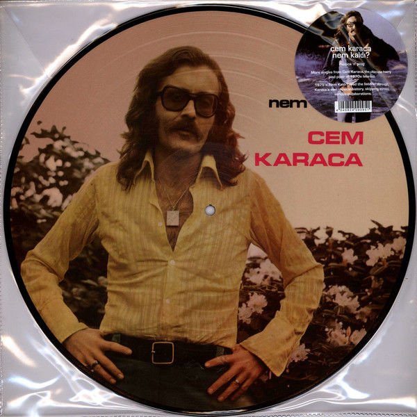 CEM KARACA - NEM KALDI (1975) - LP 2022 PICTURE DISC EDITION SIFIR PLAK