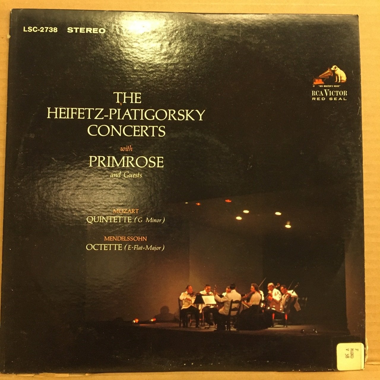 HEIFETZ - PIATIGORSKY CONCERTS, MOZART QUINTETTE & MENDELSSOHN OCTETTE (1964) 2.EL PLAK