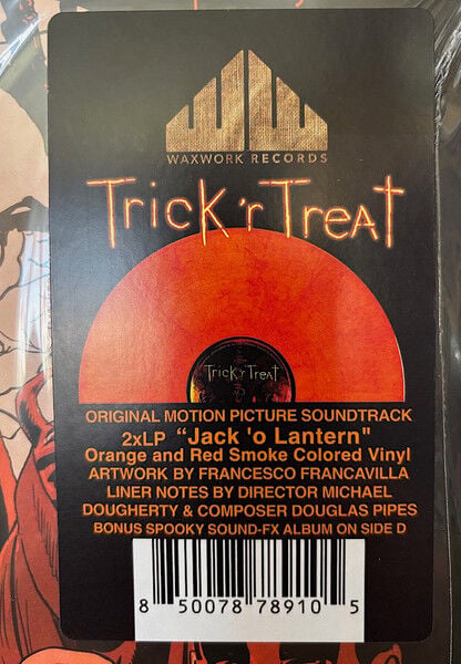 TRICK 'R TREAT (2007) - Original Motion Picture Score / MUSIC BY DOUGLAS PIPES - 2xLP 2026 ORANGE & RED SMOKE COLOURED EDITION SIFIR PLAK