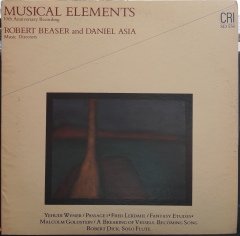 MUSICAL ELEMENTS 10th ANNIVERSARY RECORDING - ROBERT BEASER & DANIEL ASIA (1987) - PLAK 2.EL