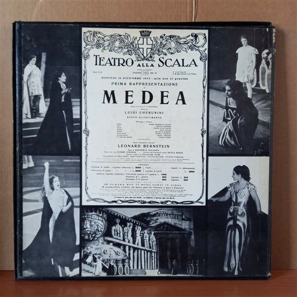 MARIA CALLAS – MEDEA / LEONARD BERNSTEIN - 3LP BOX SET 2.EL PLAK