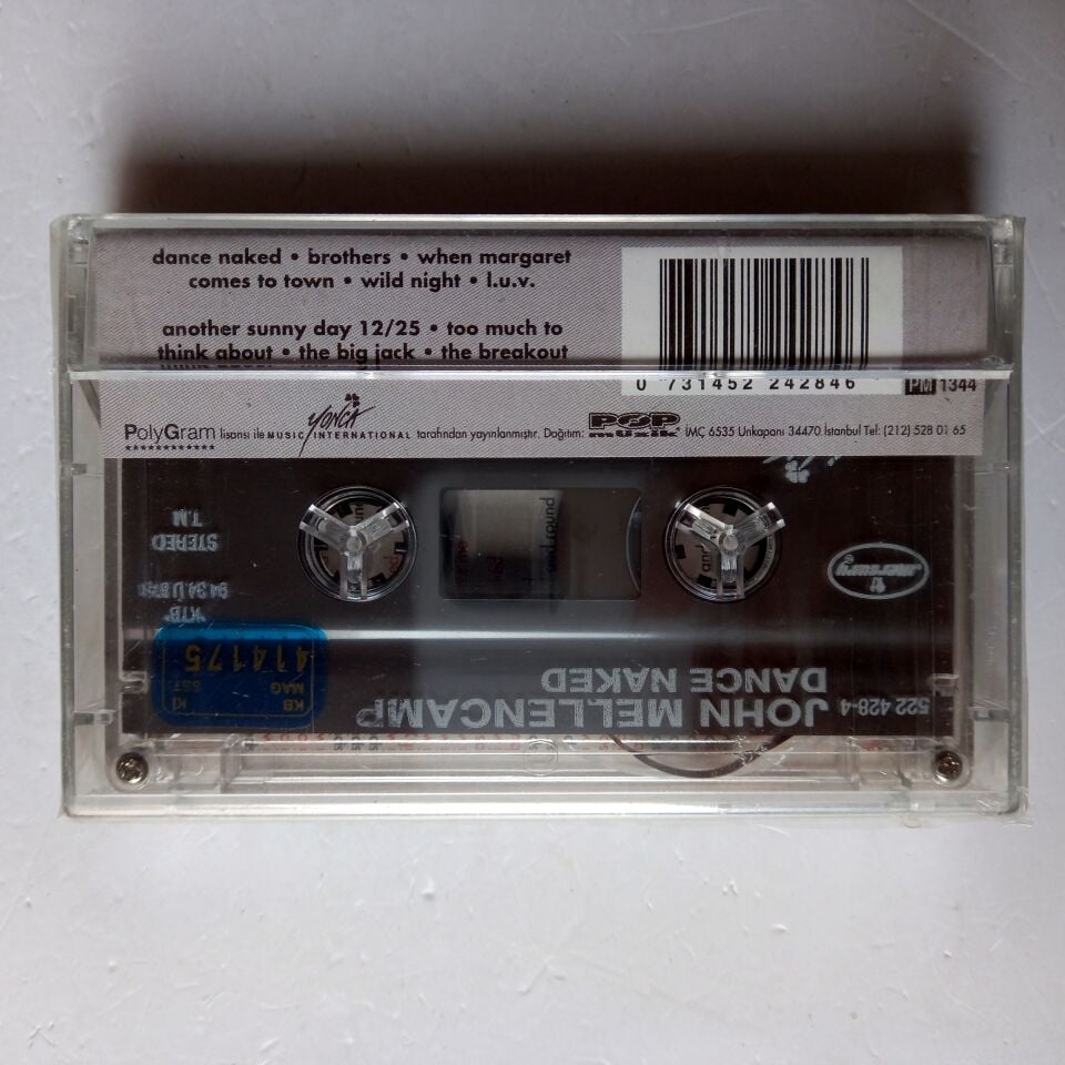 JOHN COUGAR MELLENCAMP – DANCE NAKED (1994) - KASET SIFIR