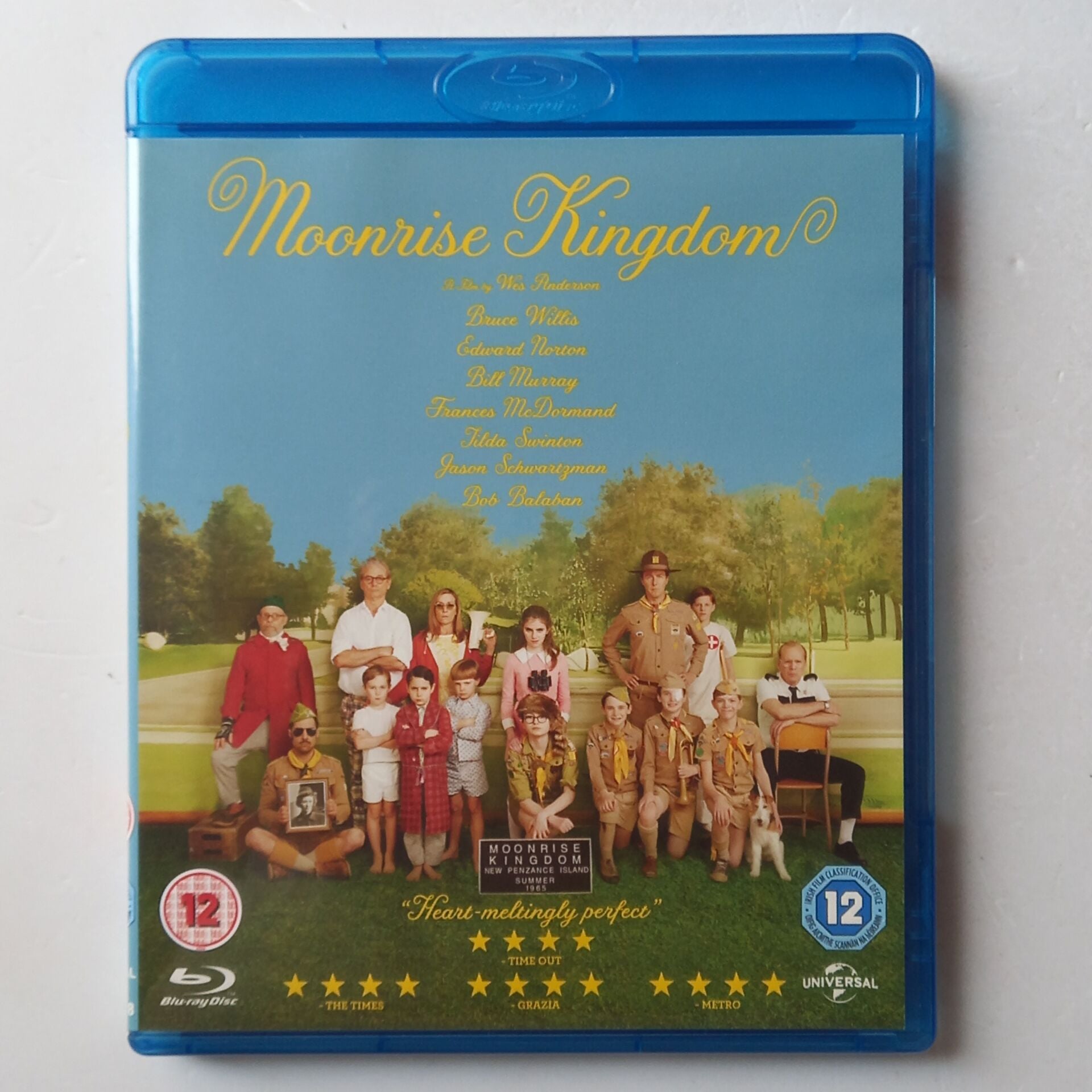 MOONRISE KINGDOM - WES ANDERSON, BRUCE WILLIS, EDWARD NORTON, BILL MURRAY, FRANCES MCDORMAND, TILDA SWINTON - BLU-RAY 2.EL