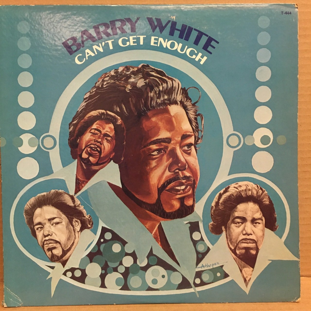 BARRY WHITE - CAN'T GET ENOUGH 1974 LP 2.EL PLAK