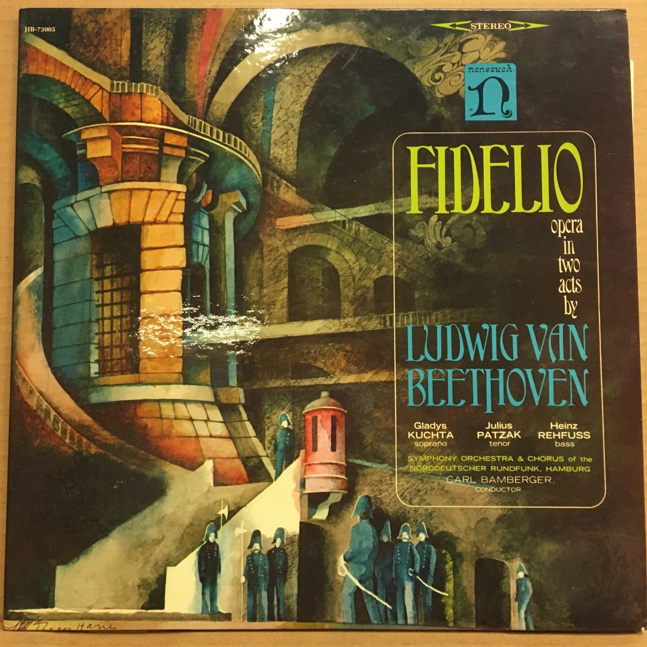 BEETHOVEN - FIDELIO OPERA, GLADYS KUCHTA JULIUS PATZAK (1966) 2.EL 2PLAK