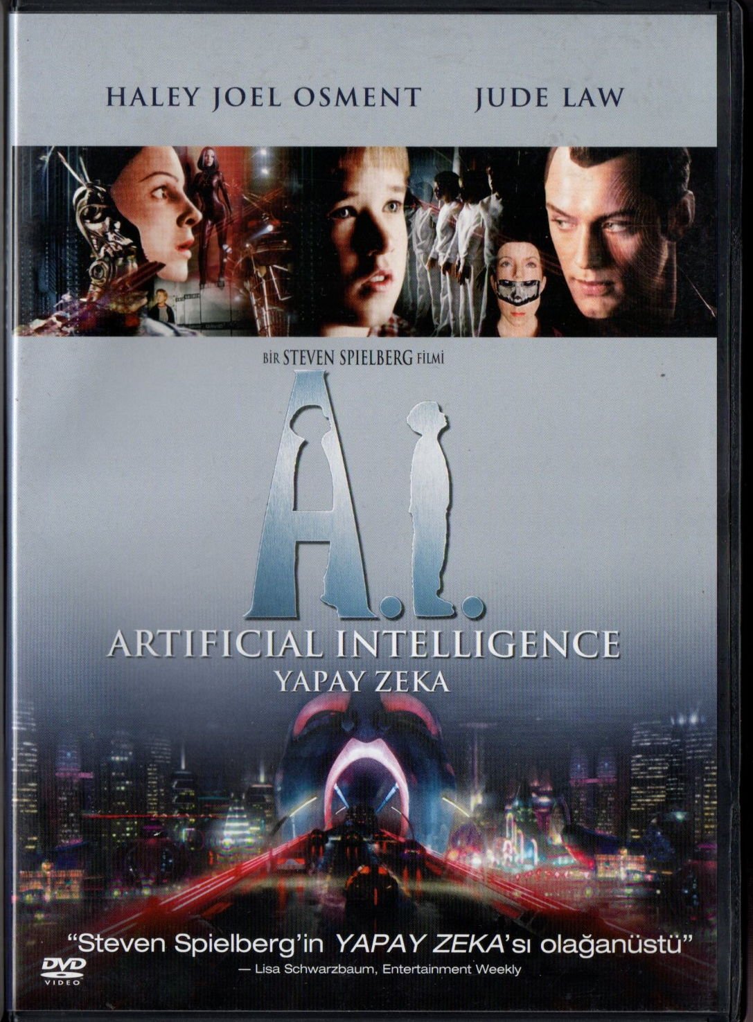 ARTIFICIAL INTELLIGENCE - YAPAY ZEKA - STEVEN SPIELBERG - DVD 2.EL