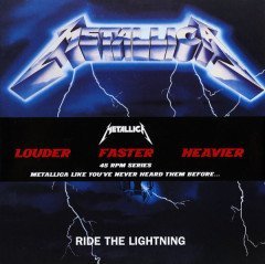 METALLICA - RIDE THE LIGHTNING (1984) - 2008 45 RPM EDT 2LP SIFIR