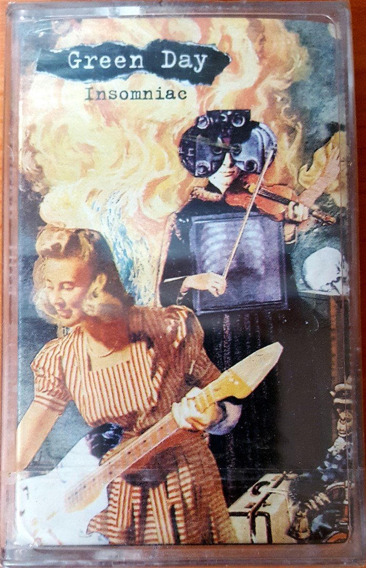 GREEN DAY - INSOMNIAC CASSETTE MADE IN TURKEY ''NEW''