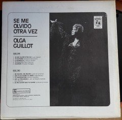 OLGA GUILLOT - SE ME OLVIDO OTRA VEZ (1976) - PLAK 2.EL