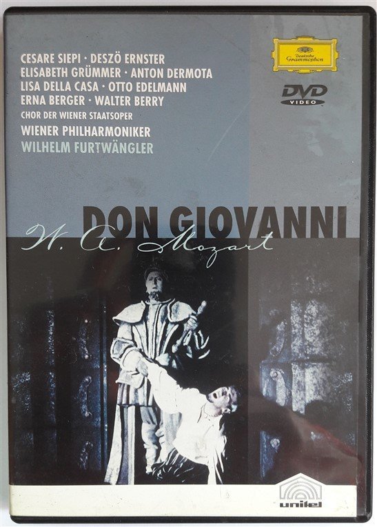 MOZART: DON GIOVANNI - CESARE SIEPI - WIENER PHILHARMONIKER - WILHELM FURTWÄNGLER - DVD 2.EL