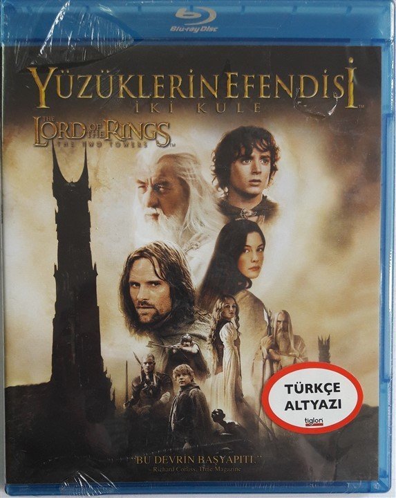 YÜZÜKLERİN EFENDİSİ İKİ KULE - THE LORD OF THE RINGS THE TWO TOWERS - BLU-RAY SIFIR