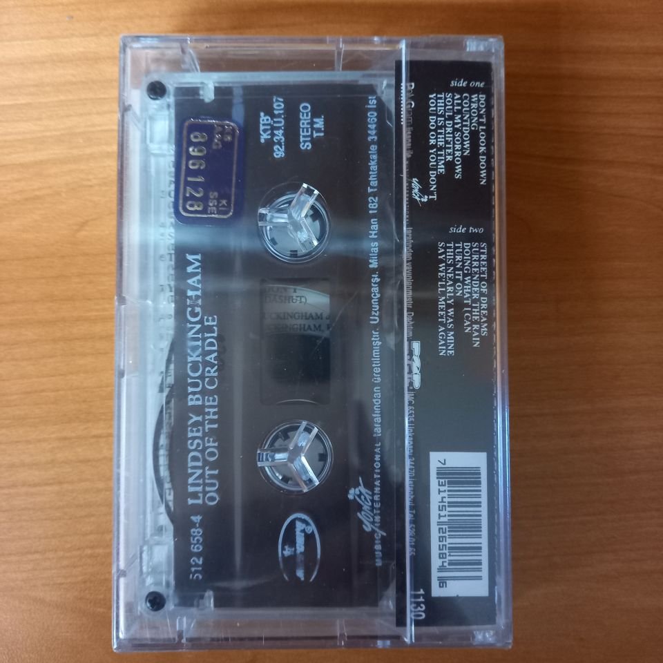 LINDSEY BUCKINGHAM – OUT OF THE CRADLE (1992) - KASET AMBALAJINDA SIFIR