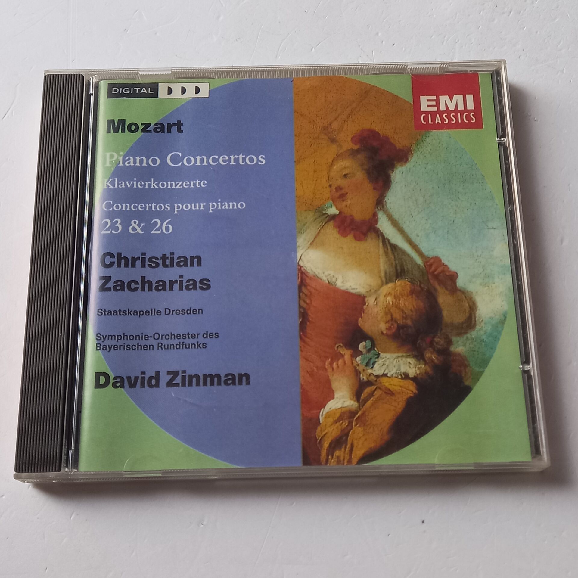 MOZART: PIANO CONCERTOS 23 & 26  - CHRISTIAN ZACHARIAS, DAVID ZINMAN (1991) - CD 2.EL