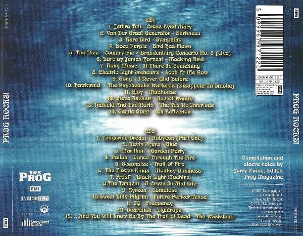 PROG ROCKS! - JETHRO TULL, HAWKWIND, ELOY, GENTLE GIANT, GONG, VAN DER GRAAF GENERATOR,...  (2011) - 2xCD AMBALAJINDA SIFIR