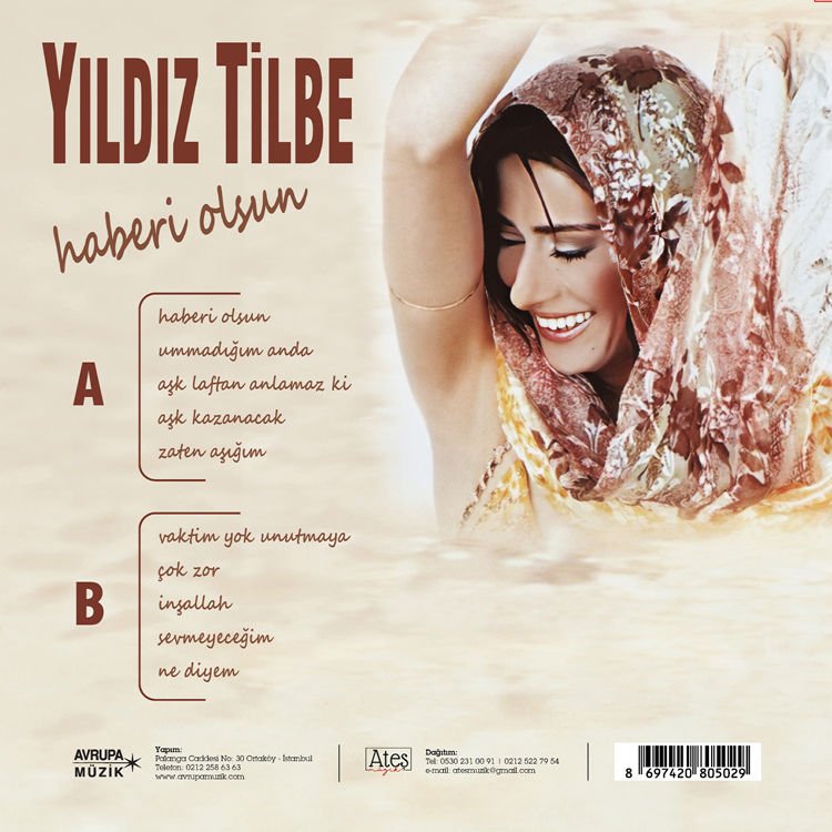 YILDIZ TİLBE - HABERİ OLSUN (2002) - LP 2024 BASKI SIFIR PLAK
