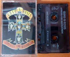 GUNS 'N' ROSES - APPETITE FOR DESTRUCTION (1994) BMG CASSETTE MADE IN TURKEY ''USED''