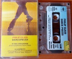 PHILIP GLASS - DANCEPIECES (1989) UZELLI CASSETTE MADE IN TURKEY ''USED'' PAPER LABEL