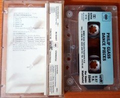 PHILIP GLASS - DANCEPIECES (1989) UZELLI CASSETTE MADE IN TURKEY ''USED'' PAPER LABEL