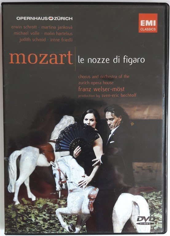 MOZART: LE NOZZE DI FIGARO - ERWIN SCHROTT - ZURICH OPERA HOUSE - FRANZ WELSER-MÖST - 2DVD 2.EL