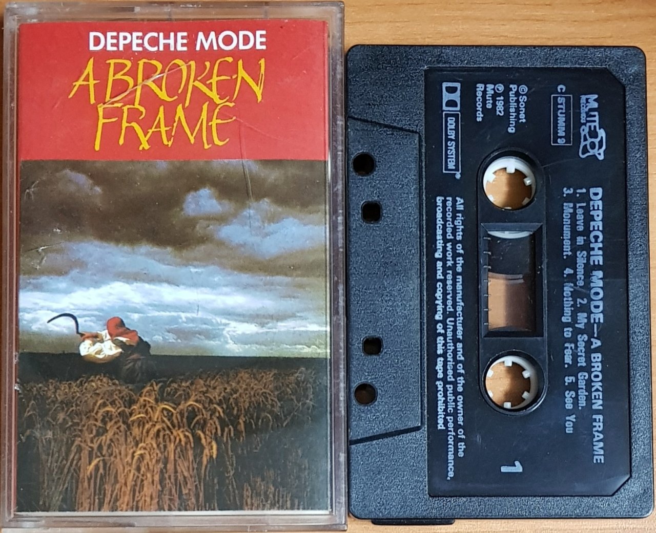 DEPECHE MODE - A BROKEN FRAME (1982) MADE IN EU / MUTE RECORDS KASET 2.EL