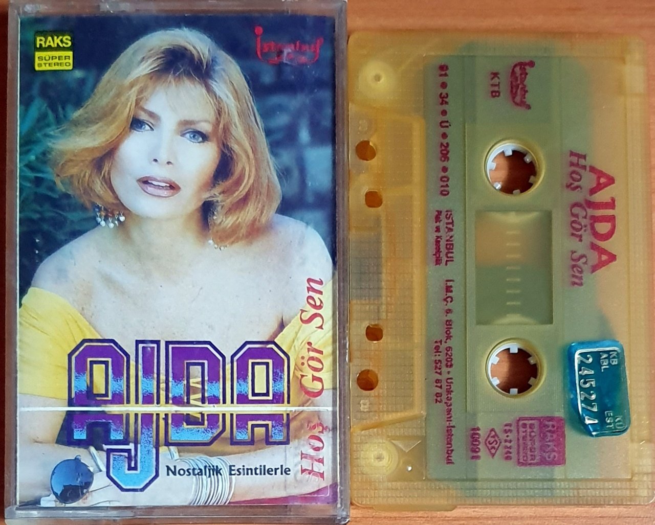 AJDA PEKKAN - HOŞ GÖR SEN (1991) - KASET 2.EL