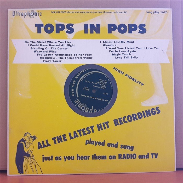 TOPS IN POPS 1670 - ALL THE LATEST HIT RECORDINGS (1956) - LP 2.EL PLAK