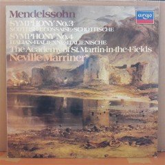 MENDELSSOHN: SYMPHONY NOS.3&4, THE ACADEMY OF ST.MARTIN-IN-THE-FIELDS, NEVILLE MARRINER (1981) - PLAK 2.EL