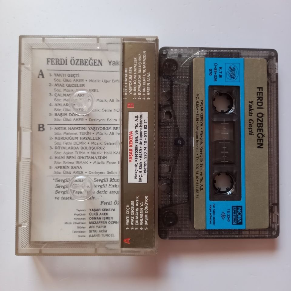 FERDİ ÖZBEĞEN - YAKTI GEÇTİ (1989) - KASET 2.EL
