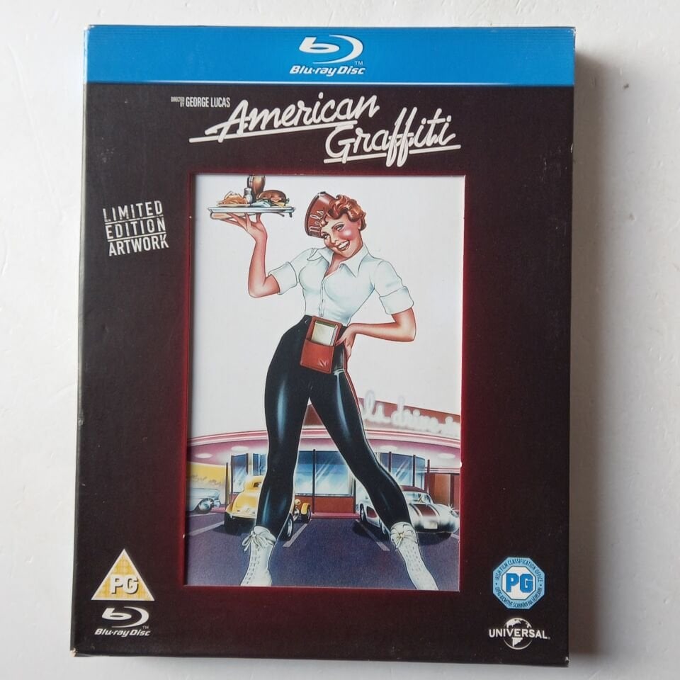 AMERICAN GRAFFITI / LIMITED EDITION ARTWORK - GEORGE LUCAS - BLU-RAY 2.EL