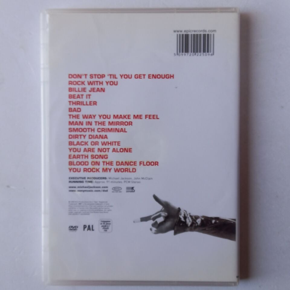 MICHAEL JACKSON - NUMBER ONES - DVD 2.EL