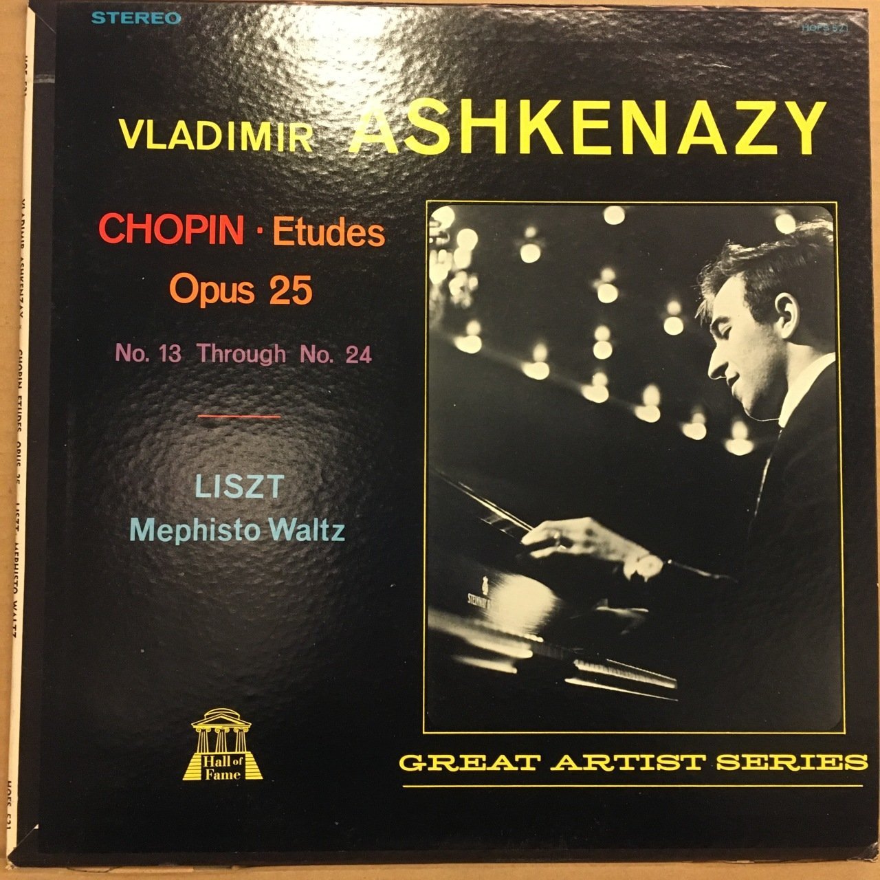 CHOPIN ETUDES, OPUS 25, LISZT MEPHISTO WALTZ, VLADIMIR ASHKENAZY 2.EL PLAK