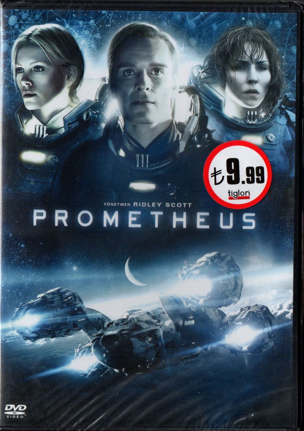 PROMETHEUS - RIDLEY SCOTT - MICHAEL FASSBENDER - DVD AMBALAJINDA SIFIR