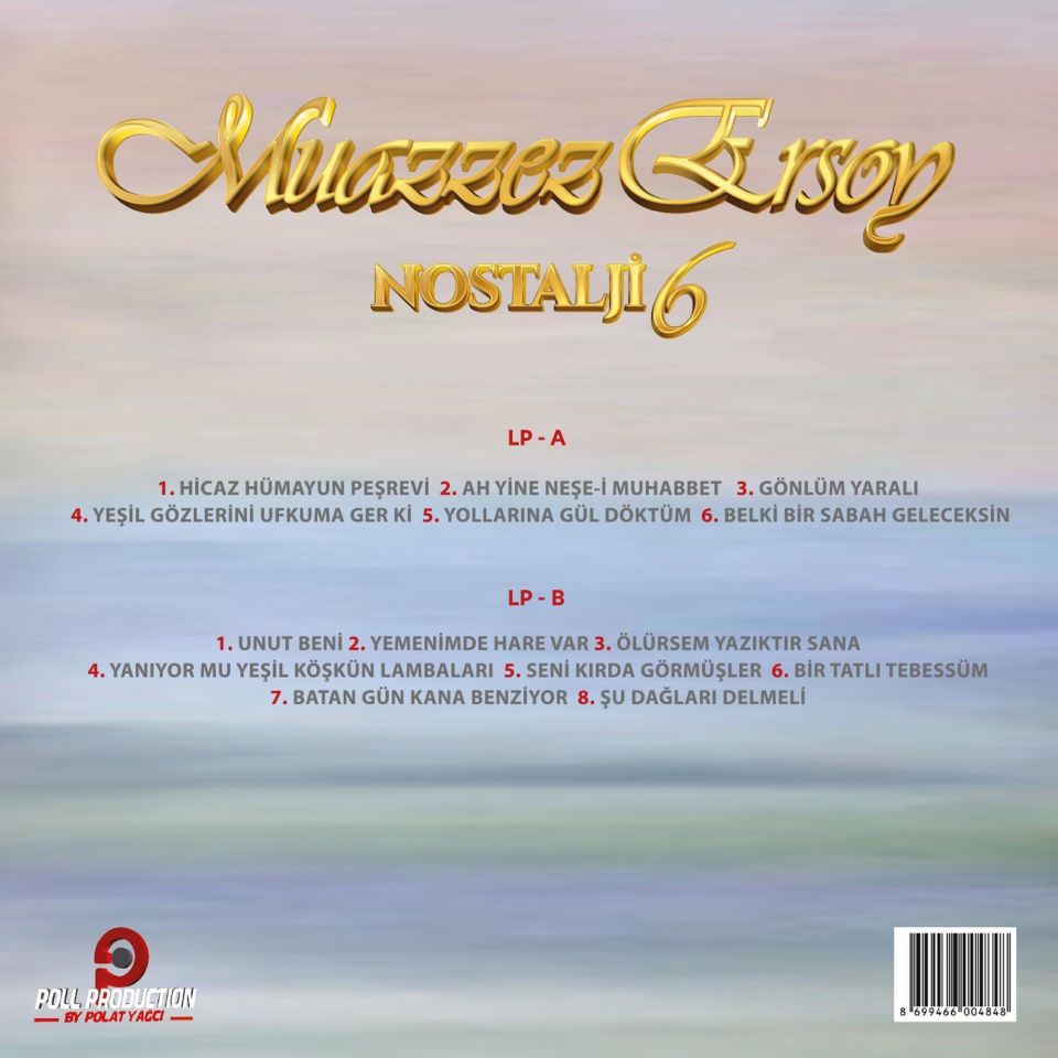 MUAZZEZ ERSOY - NOSTALJİ VOL 6 (1998) - LP 2024 BASIM SIFIR PLAK