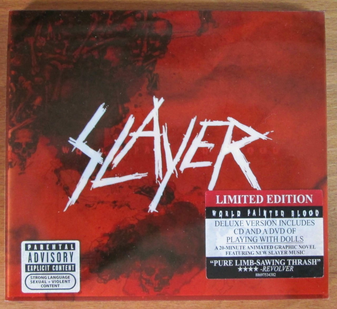 SLAYER - WORLD PAINTED BLOOD - CD + DVD 2.EL