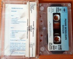 PIERRE BENSUAN - SOLILAI (1989) UZELLI CASSETTE MADE IN TURKEY ''USED'' PAPER LABEL