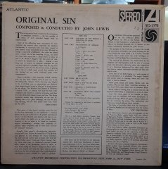 JOHN LEWIS - ORIGINAL SIN Music for ballet - PLAK 2.EL