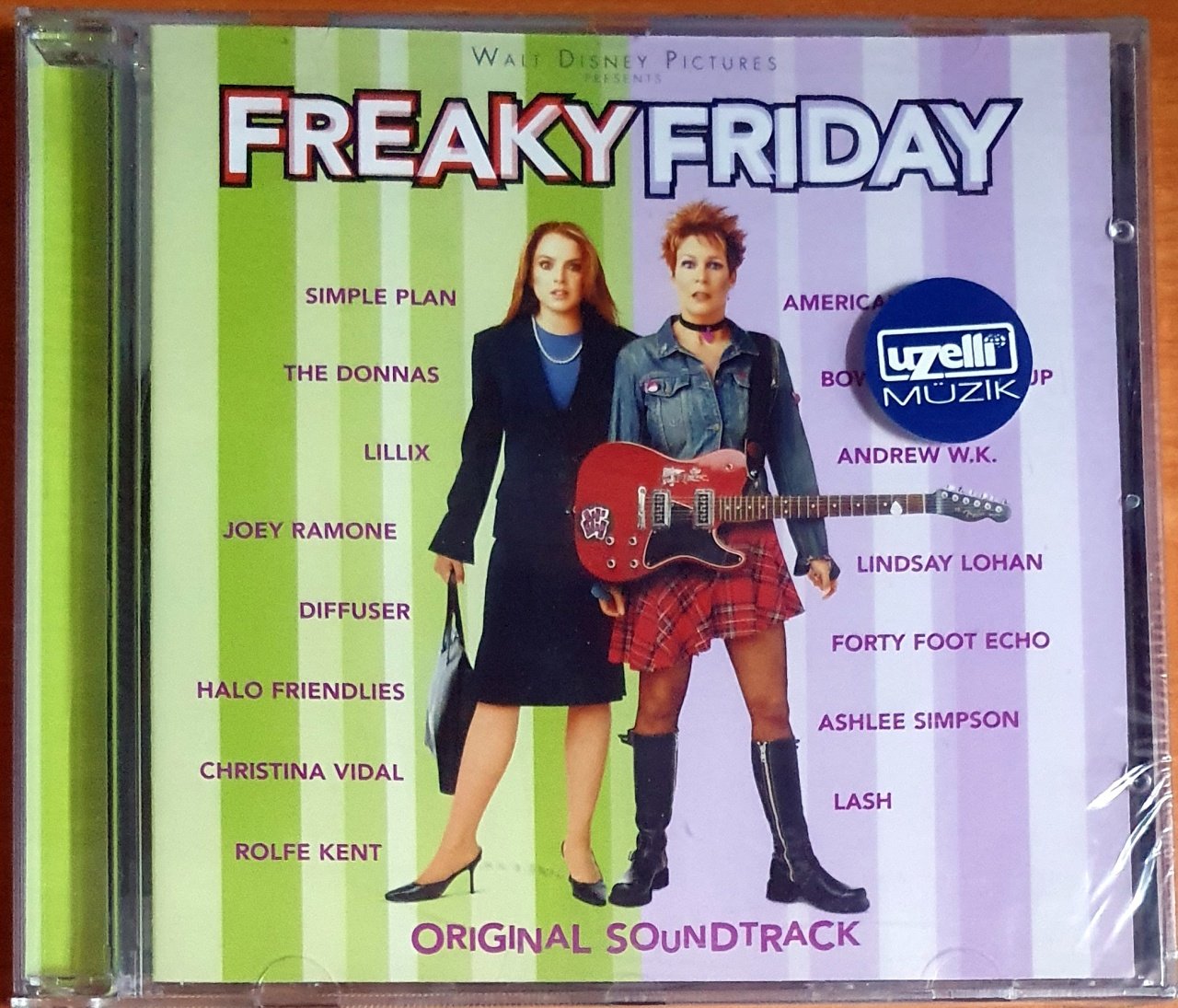 FREAKY FRIDAY SOUNDTRACK / LINDSAY LOHAN, SIMPLE PLAN, LASH, THE DONNAS, FORTY FOOT ECHO (2003) - CD SIFIR