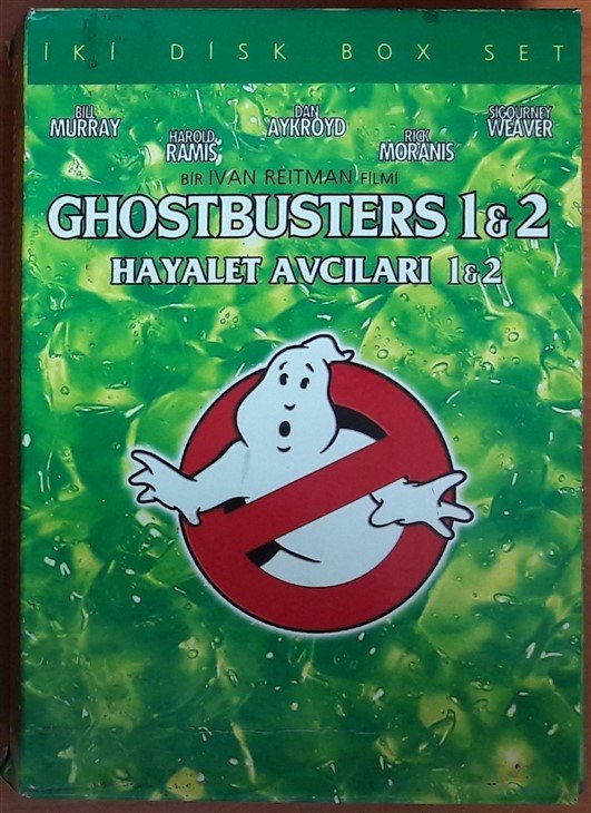 GHOSTBUSTERS 1&2 - HAYALET AVCILARI 1&2 - BILL MURRAY - DAN AYKROYD - DVD 2.EL