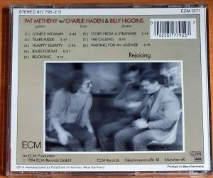 PAT METHENY - REJOICING (1984) - CD ECM RECORDS 2.EL