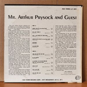 ARTHUR PRYSOCK - MR. ARTHUR PRYSOCK AND GUEST (1966) - LP 2.EL PLAK