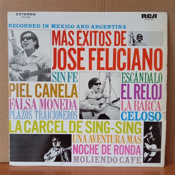 JOSÉ FELICIANO – MAS EXITOS DE JOSÉ FELICIANO (1978) - LP 2.EL PLAK