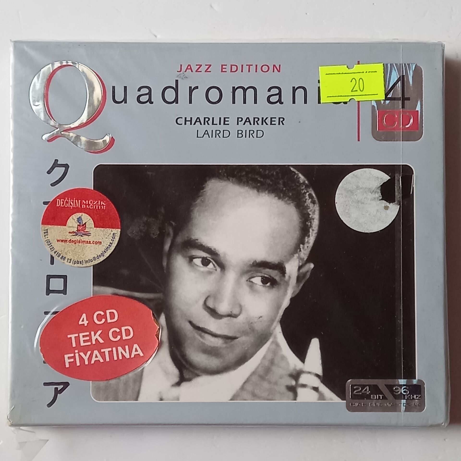 CHARLIE PARKER – LAIRD BIRD (2005) - 4CD REMASTERED AMBALAJINDA SIFIR