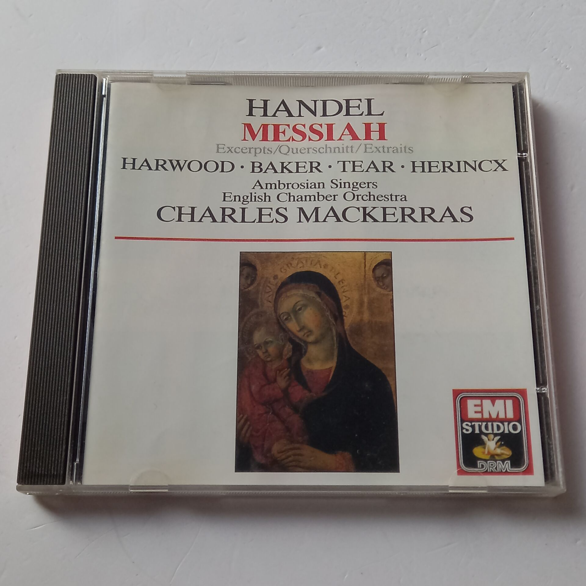 HANDEL: MESSIAH / HIGHLIGHTS - CHARLES MACKERRAS (1969) - CD REMASTERED 1987 REISSUE 2.EL