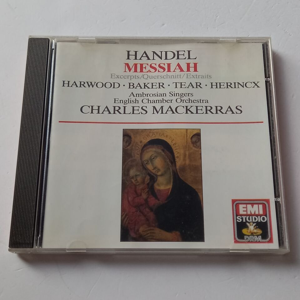 HANDEL: MESSIAH / HIGHLIGHTS - CHARLES MACKERRAS (1969) - CD REMASTERED 1987 REISSUE 2.EL
